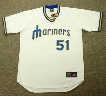 ICHIRO SUZUKI Seattle Mariners 1970’s Majestic Cooperstown Baseball Jersey
