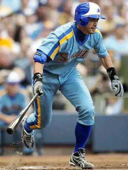 ICHIRO SUZUKI Seattle Mariners 1980’s Majestic Cooperstown Throwback Baseball Jersey 