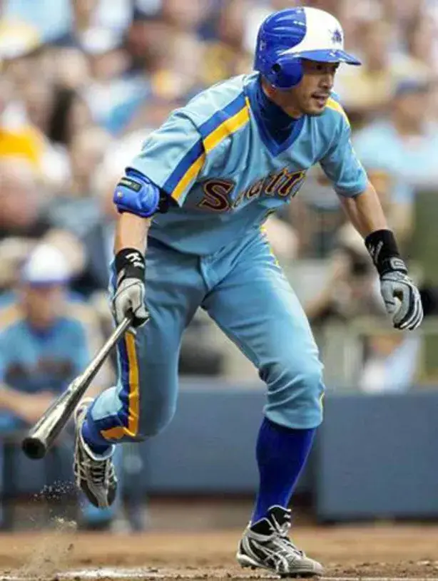 ICHIRO SUZUKI Seattle Mariners 1980’s Majestic Cooperstown Throwback Baseball Jersey 