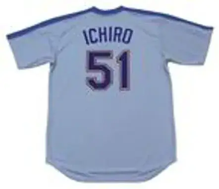 ICHIRO SUZUKI Seattle Mariners 1980’s Majestic Cooperstown Throwback Baseball Jersey 