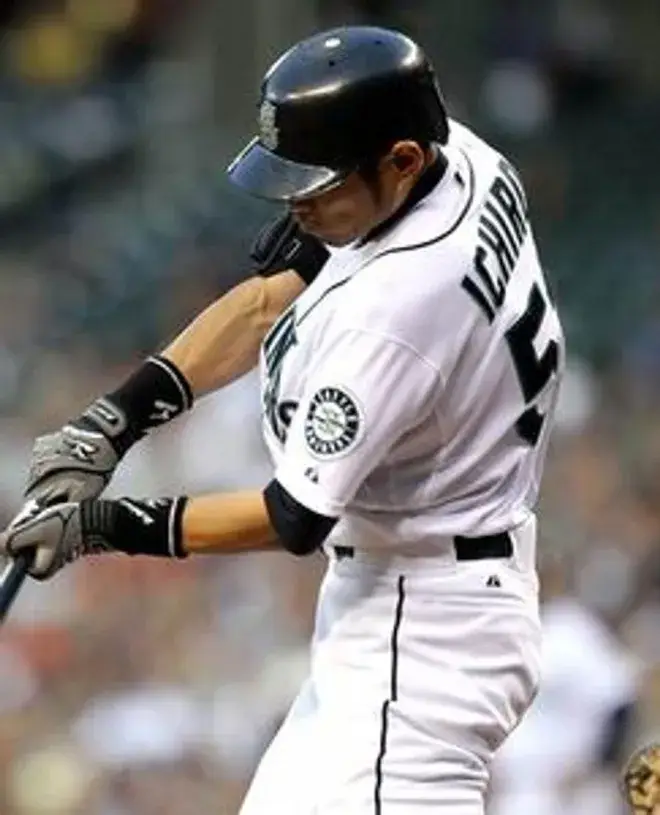ICHIRO SUZUKI Seattle Mariners 2001 Majestic Throwback Home Baseball Jersey 