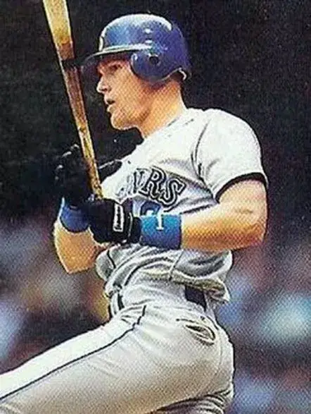 JAY BUHNER Seattle Mariners 1992 Majestic Cooperstown Away Baseball Jersey 