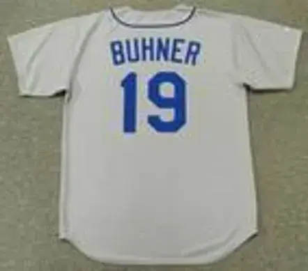 JAY BUHNER Seattle Mariners 1992 Majestic Cooperstown Away Baseball Jersey 