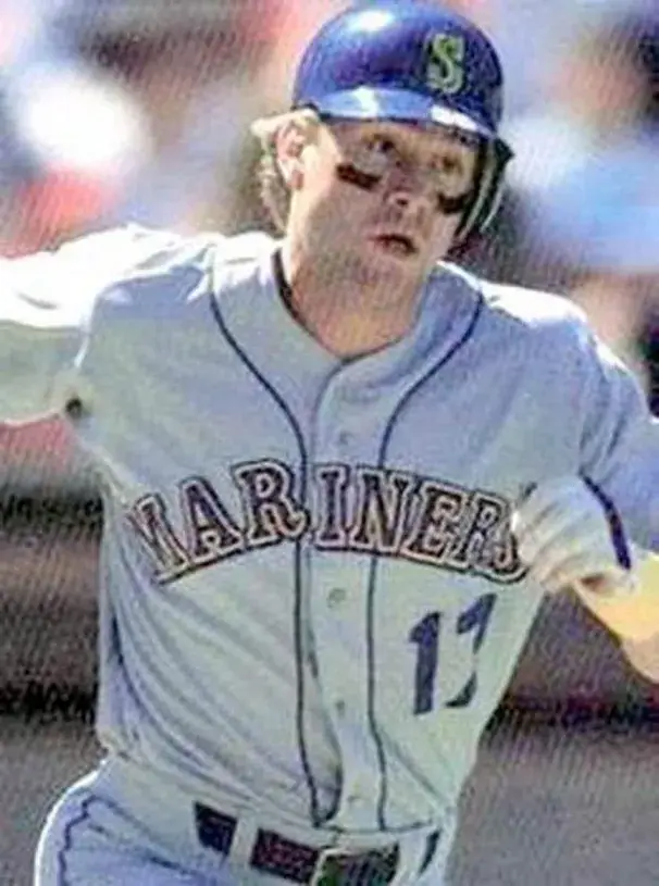 JIM PRESLEY Seattle Mariners 1987 Majestic Cooperstown Away Baseball Jersey 
