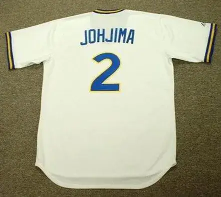 KENJI JOHJIMA Seattle Mariners Majestic Cooperstown Throwback Baseball Jersey 