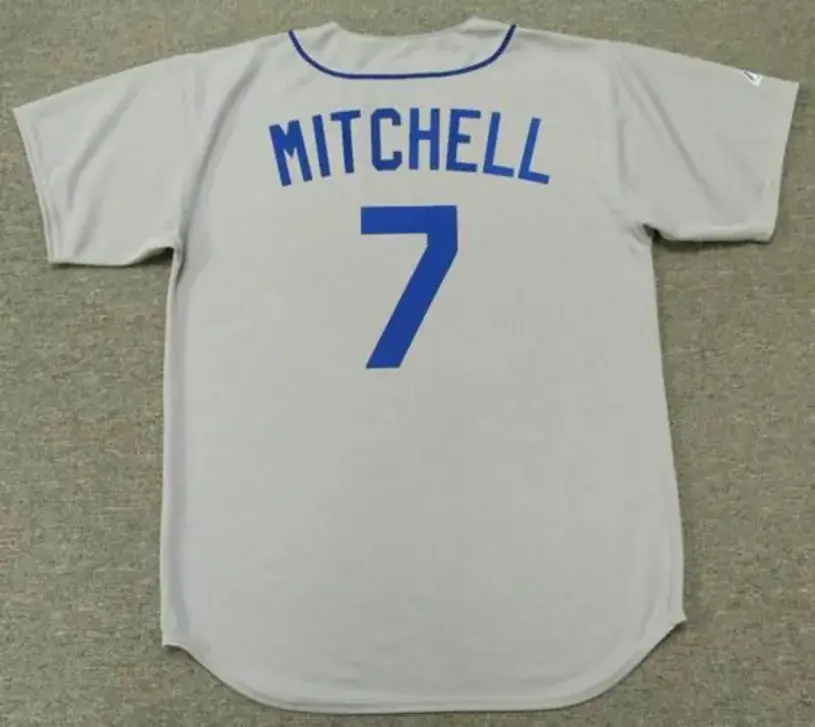 KEVIN MITCHELL Seattle Mariners 1992 Majestic Cooperstown Away Baseball Jersey 