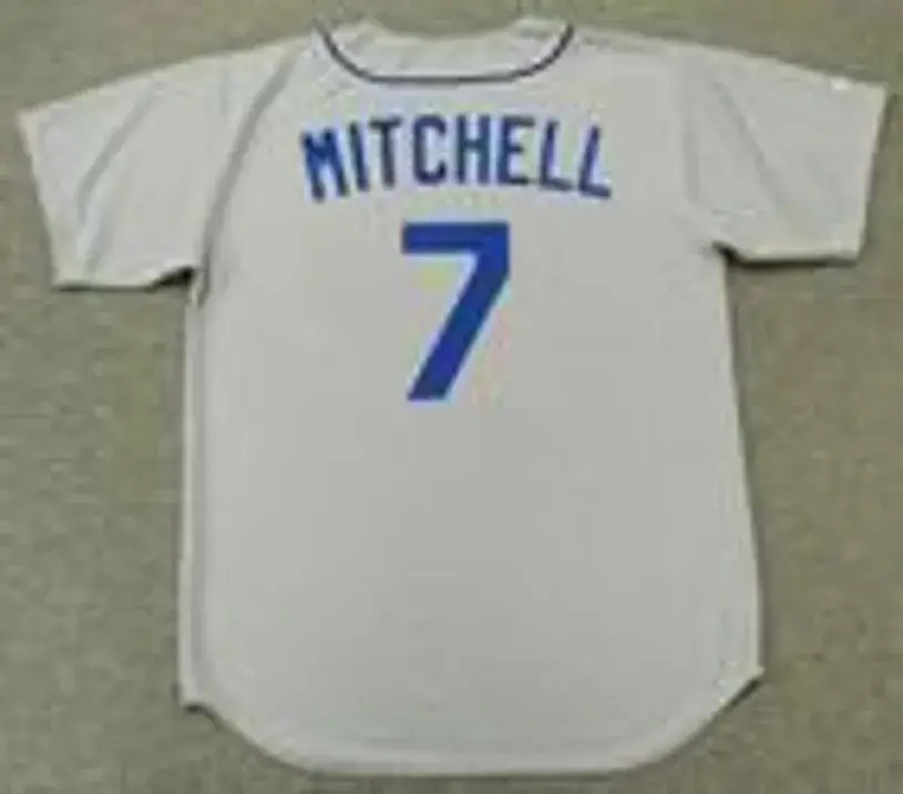 KEVIN MITCHELL Seattle Mariners 1992 Majestic Cooperstown Away Baseball Jersey 