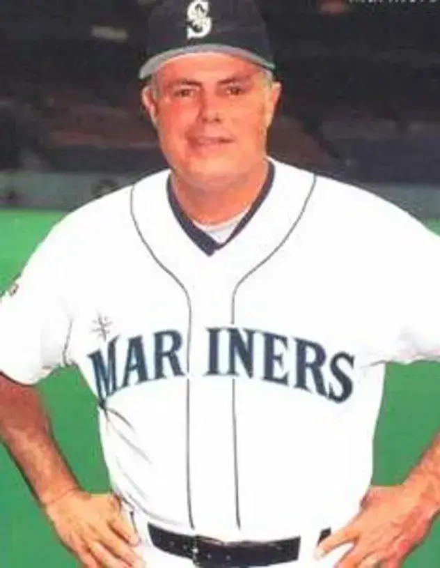 LOU PINIELLA Seattle Mariners 1997 Majestic Throwback Home Baseball Jersey 