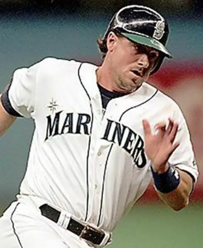 MIKE BLOWERS Seattle Mariners 1995 Majestic Throwback Home Baseball Jersey 