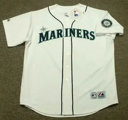 R.A. DICKEY Seattle Mariners 2008 Majestic Throwback Home Baseball Jersey
