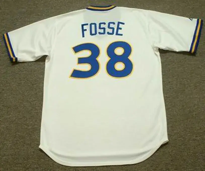RAY FOSSE Seattle Mariners 1977 Majestic Cooperstown Throwback Baseball Jersey 