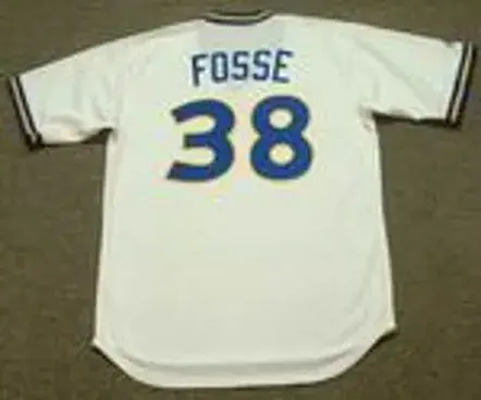 RAY FOSSE Seattle Mariners 1977 Majestic Cooperstown Throwback Baseball Jersey 