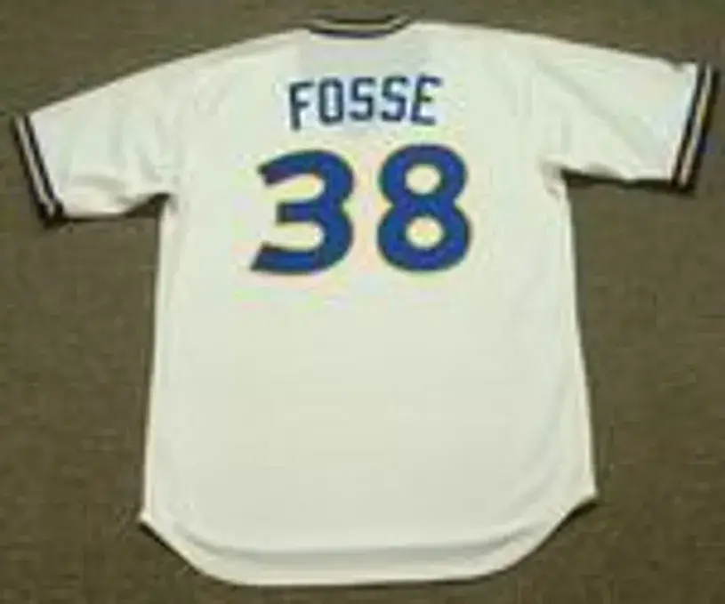 RAY FOSSE Seattle Mariners 1977 Majestic Cooperstown Throwback Baseball Jersey 