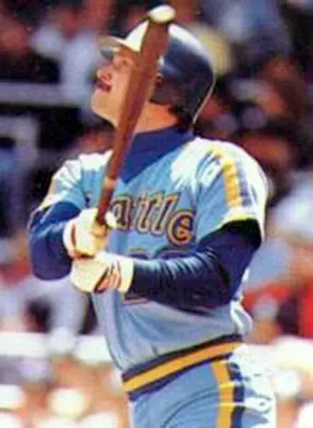 RICHIE ZISK Seattle Mariners 1982 Majestic Cooperstown Away Baseball Jersey 