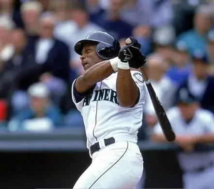 RICKEY HENDERSON Seattle Mariners 2000 Home Majestic Throwback Baseball Jersey 