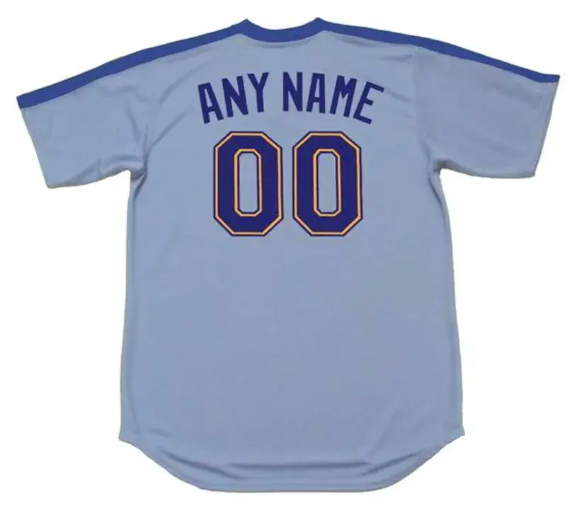 SEATTLE MARINERS 1980’s Majestic Cooperstown Away Jersey Customized “Any Name & Number(s)” 
