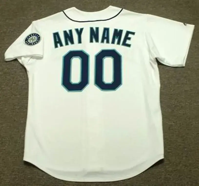 SEATTLE MARINERS 1990’s Majestic Home Jersey Customized “Any Name & Number(s)” 
