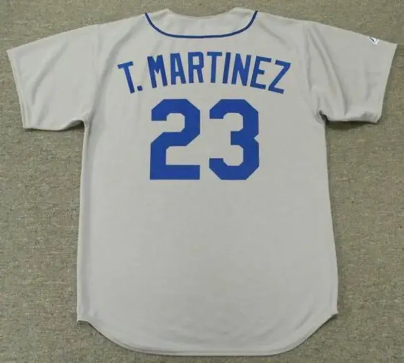 TINO MARTINEZ Seattle Mariners 1992 Majestic Cooperstown Away Baseball Jersey 
