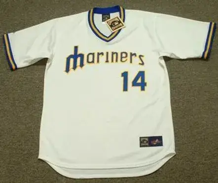 TOM PACIOREK Seattle Mariners 1979 Majestic Cooperstown Throwback Baseball Jersey