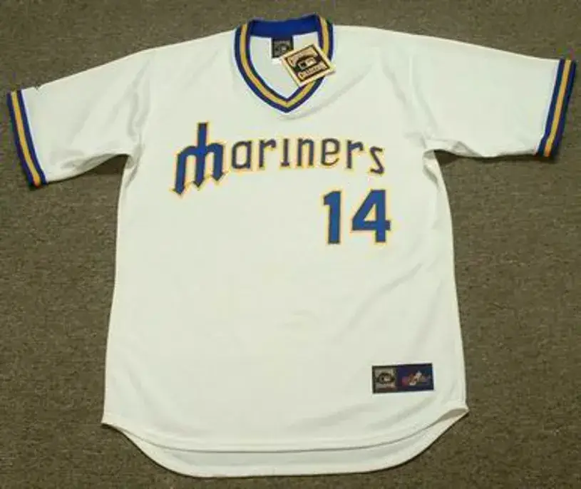 TOM PACIOREK Seattle Mariners 1979 Majestic Cooperstown Throwback Baseball Jersey