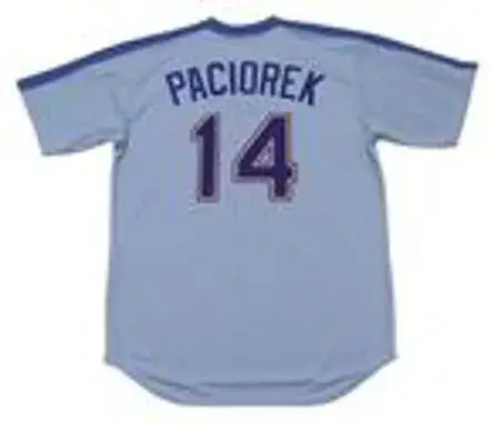 TOM PACIOREK Seattle Mariners 1981 Majestic Cooperstown Away Baseball Jersey 