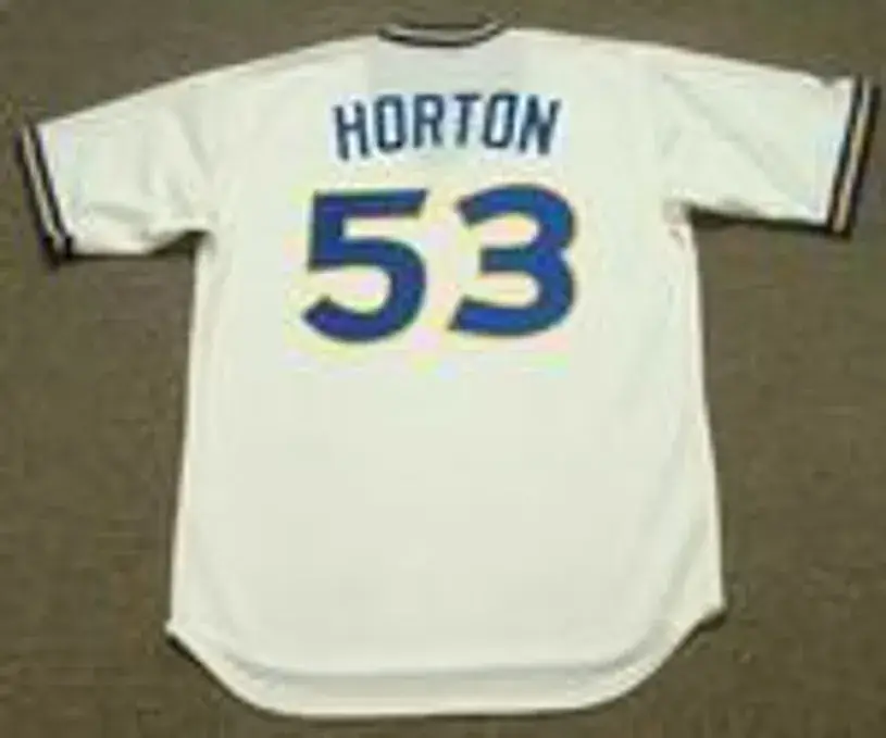 WILLIE HORTON Seattle Mariners 1979 Majestic Cooperstown Baseball Jersey 