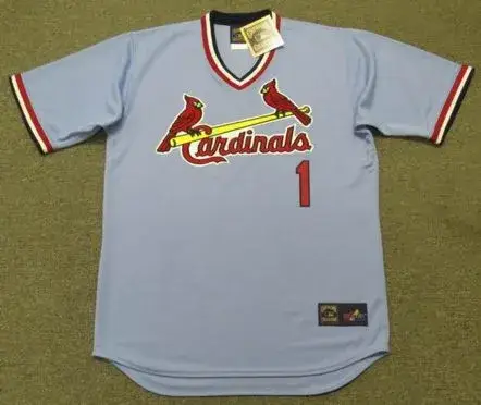 GARRY TEMPLETON St. Louis Cardinals 1977 Majestic Cooperstown Away Baseball Jersey