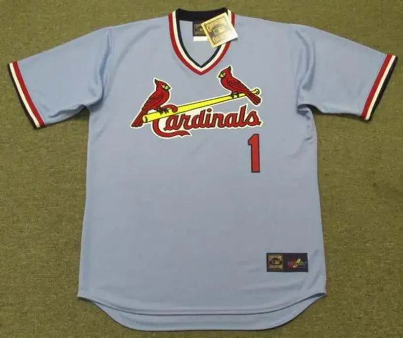GARRY TEMPLETON St. Louis Cardinals 1977 Majestic Cooperstown Away Baseball Jersey