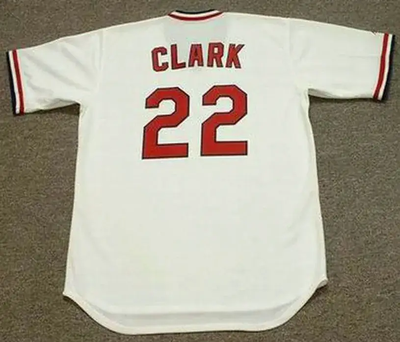 JACK CLARK St. Louis Cardinals 1985 Majestic Cooperstown Home Baseball Jersey 