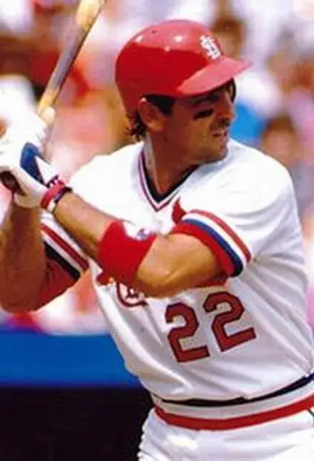 JACK CLARK St. Louis Cardinals 1985 Majestic Cooperstown Home Baseball Jersey 