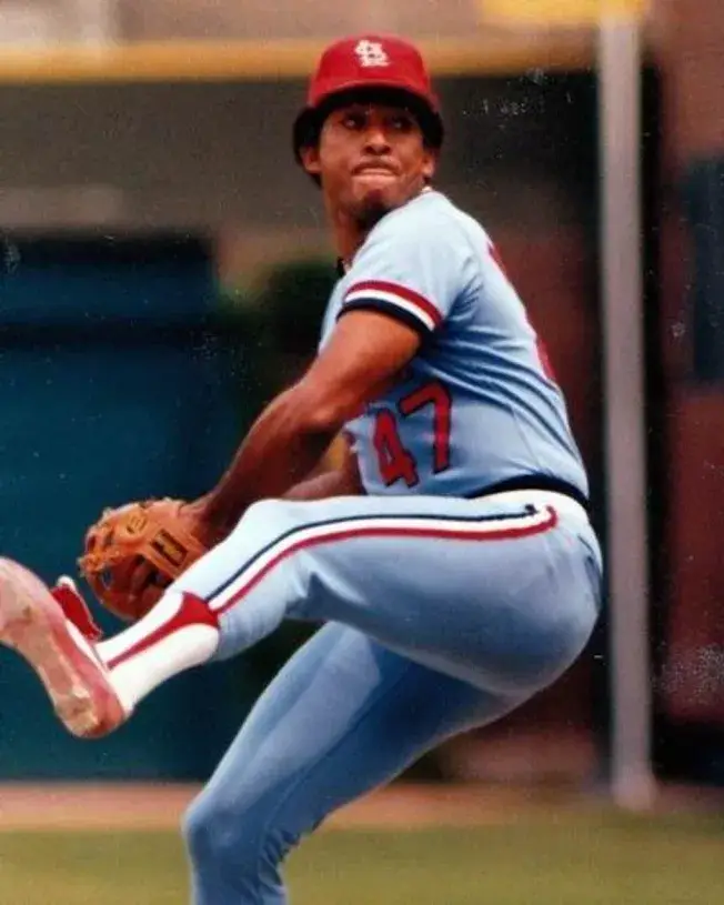 JOAQUIN ANDUJAR St. Louis Cardinals 1982 Majestic Cooperstown Away Baseball Jersey 