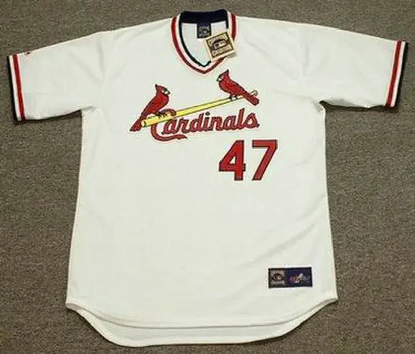JOAQUIN ANDUJAR St. Louis Cardinals 1982 Majestic Cooperstown Home Baseball Jersey