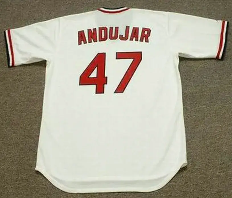 JOAQUIN ANDUJAR St. Louis Cardinals 1982 Majestic Cooperstown Home Baseball Jersey 