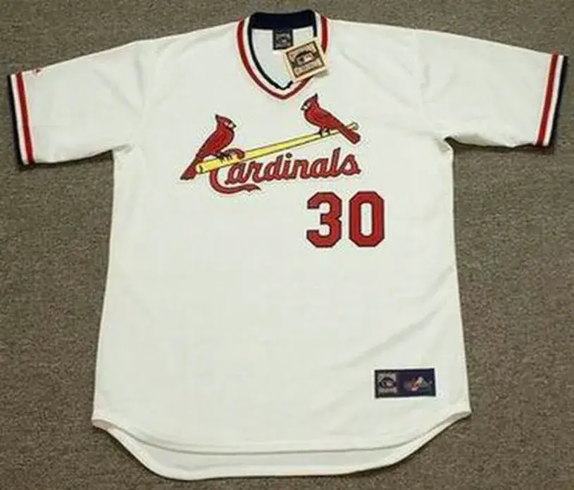 JOHN TUDOR St. Louis Cardinals 1985 Majestic Cooperstown Home Baseball Jersey