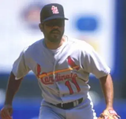 JOSE OQUENDO St. Louis Cardinals 1992 Majestic Cooperstown Throwback Away Jersey 