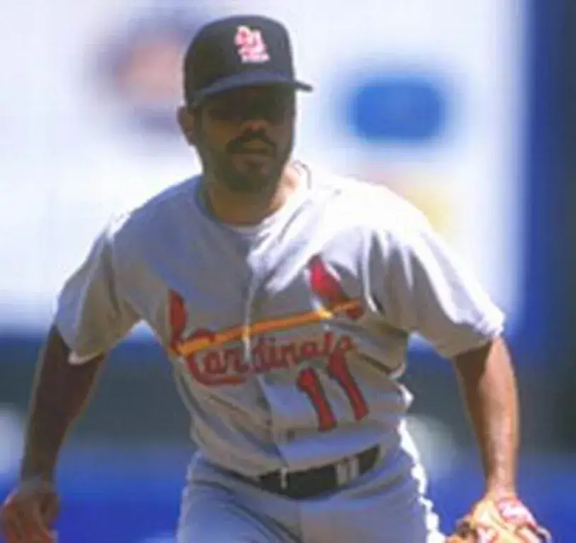 JOSE OQUENDO St. Louis Cardinals 1992 Majestic Cooperstown Throwback Away Jersey 