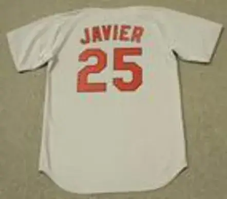 JULIAN JAVIER St. Louis Cardinals 1967 Majestic Cooperstown Throwback Away Jersey 