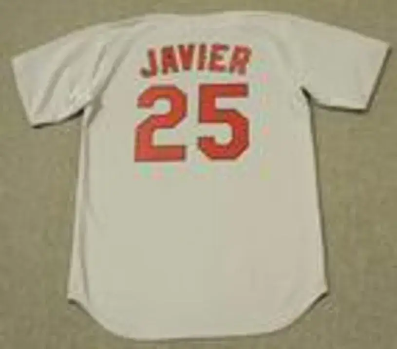 JULIAN JAVIER St. Louis Cardinals 1967 Majestic Cooperstown Throwback Away Jersey 