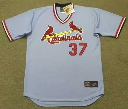 KEITH HERNANDEZ St. Louis Cardinals 1982 Majestic Cooperstown Away Baseball Jersey