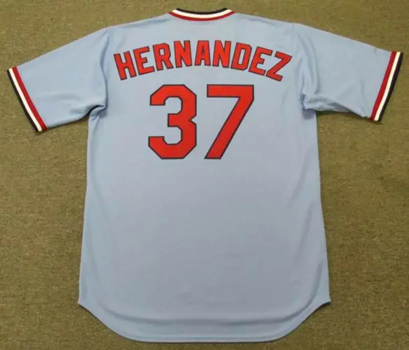 KEITH HERNANDEZ St. Louis Cardinals 1982 Majestic Cooperstown Away Baseball Jersey 