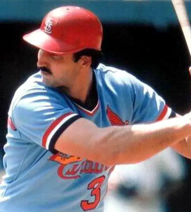 KEITH HERNANDEZ St. Louis Cardinals 1982 Majestic Cooperstown Away Baseball Jersey 