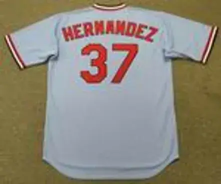 KEITH HERNANDEZ St. Louis Cardinals 1982 Majestic Cooperstown Away Baseball Jersey 