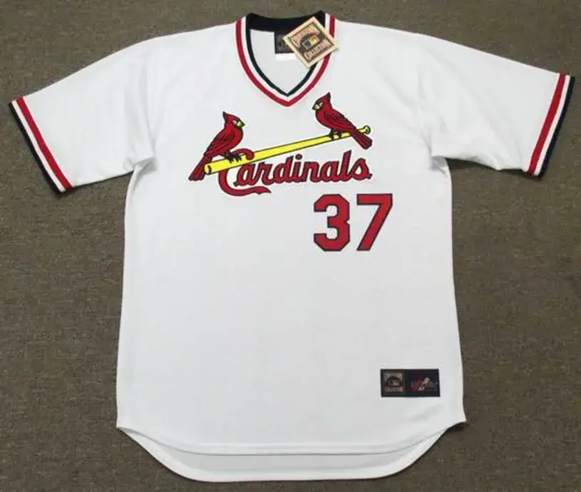 KEITH HERNANDEZ St. Louis Cardinals 1982 Majestic Cooperstown Home Baseball Jersey