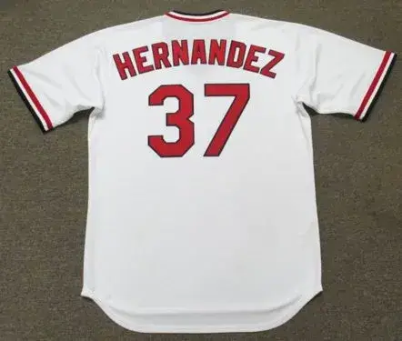 KEITH HERNANDEZ St. Louis Cardinals 1982 Majestic Cooperstown Home Baseball Jersey 