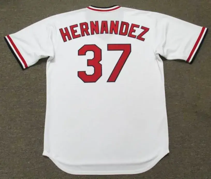 KEITH HERNANDEZ St. Louis Cardinals 1982 Majestic Cooperstown Home Baseball Jersey 