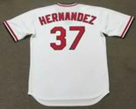 KEITH HERNANDEZ St. Louis Cardinals 1982 Majestic Cooperstown Home Baseball Jersey 