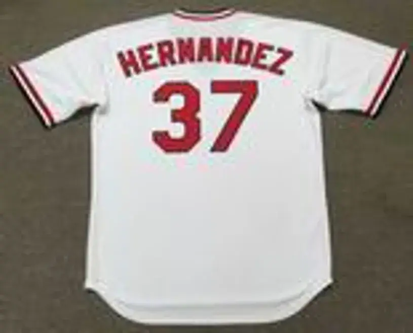 KEITH HERNANDEZ St. Louis Cardinals 1982 Majestic Cooperstown Home Baseball Jersey 