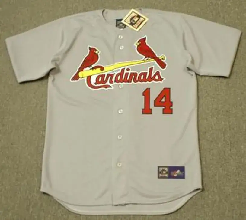 KEN BOYER St. Louis Cardinals 1964 Majestic Cooperstown Throwback Away Jersey