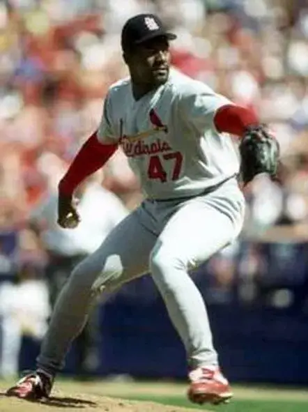 LEE SMITH St. Louis Cardinals 1992 Majestic Cooperstown Throwback Away Jersey 