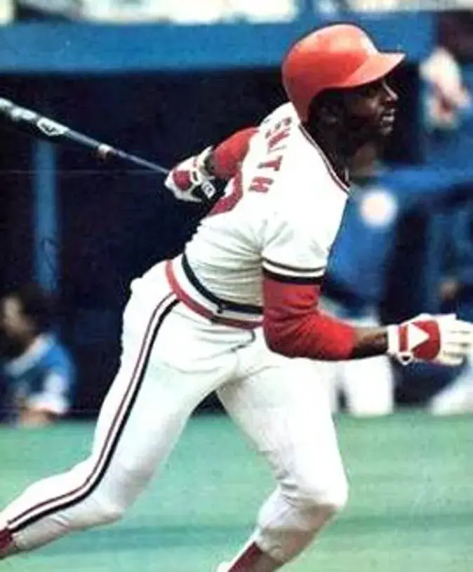 LONNIE SMITH St. Louis Cardinals 1982 Majestic Cooperstown Home Baseball Jersey 